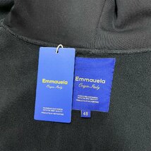 個性・パーカー 定価5万◆Emmauela・イタリア・ミラノ発◆コットン100％ 高級 裏起毛 立体感 トップス プルオーバー ゆったり XL/50サイズ_画像9