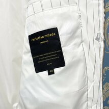 定価8万★christian milada・ミラノ発・ダウンベスト★ダックダウン90％ 個性 防寒防風 アウター ストレイプ トレンド 袖なし 日常着 XL/50_画像9