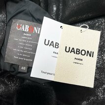 高級EU製＆定価8万◆UABONI*Paris*豪華ミンク/カシミヤ混・毛皮ファーベスト*ユアボニ*パリ発◆防寒 保温 ソフト ふわふわ 2面着 2XL/52_画像9