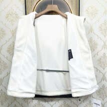 個性EU製＆定価8万◆UABONI*Paris*ボアジャケット*ユアボニ*パリ発◆高級カシミヤ/ミンク混 防寒 フリース フード付き アウター XL/50_画像3