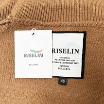 上級ヨーロッパ製※定価5万◆ブルガリア発※RISELIN カーディガン 上質ウール ニット 洗練 ケーブル編み キレイめ 通勤 通学 レディース L_画像9