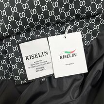 個性ヨーロッパ製※定価10万◆ブルガリア発※RISELIN ダックダウンジャケット 防寒防風 総柄 花柄 オシャレ 通勤通学 レディース 冬 M/46_画像8