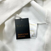 定価4万★christian milada ・ミラノ発・トレーナー★コットン100％ 上質 スウェット カラフル 長袖Tシャツ 個性 カジュアル L/48サイズ_画像10