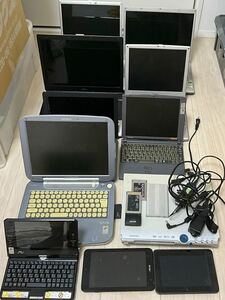 パソコン PC コンピューター ノートパソコン ウインドウズ タブレッド DVD デッキ 電気機器 周辺機器 TOSHIBA Core NEC まとめて 色々 11個