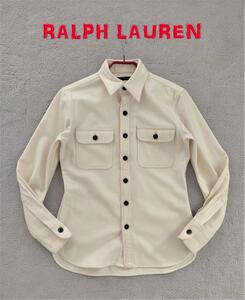 RALPH LAUREN ラルフローレン カシミヤ混 フランネルシャツ m23782478793