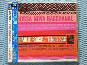 [国内盤]チャーリー・ラウズ「ボサ・ノヴァ・バッカナル/ Bossa Nova Bacchanal」Charlie Rouse/24bitリマスター/ブルーノート/名盤/良品