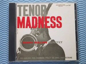 [国内盤]ソニー・ロリンズ「テナー・マッドネス/Tenor Madness」Sonny Rollins/ジョン・コルトレーン/リマスター/HQCD/名盤