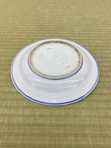 唐物 明代 古染 染付 山水図 皿 骨董品 美術品 3774mbfzN_画像7