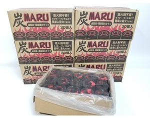 格安！富士見産業 炭 MARU OF-FU30P 30個入り/箱× 6箱 セット バーベキュー ソロ キャンプ 一人 焼肉 BBQ