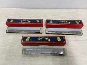 Artisan harmonica 24TONES HARMONICA 3 point summarize musical instruments music present condition goods U536