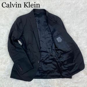 Calvin Klein カルバンクライン テーラードジャケット ジャケット ブラック系 黒 Mサイズ 1円スタート