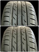 2021年製BRIDGESTONE付 スイフト 185/60R15 5.5J+45 4穴 PCD100 ハブ径54 純正 15インチ アルミ ホイール 4H ピッチ100 ZC11S 国産タイヤ_画像4