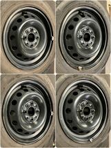 パンダ アレッシィ155/80R13 5J+35 4穴 PCD98 純正 13インチ 鉄 スチール ホイール キャップ付 フィアット FIAT PANDA ALESSI ニューパンダ_画像5