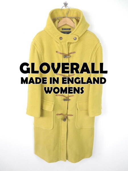 80s 90s グローバーオール ★ レディース 黒タグ 英国製 ロング ダッフルコート 12 ★ GLOVERALL イングランド製 ビンテージ ロングコート