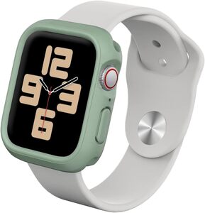 Apple Watch SE & Serie 6 / 5 / 4 [44mm] CrashGuardNX ケース 耐衝撃 米軍MIL規格 衝撃吸収 傷 指紋 防止 薄型 軽量 セージグリーン H65