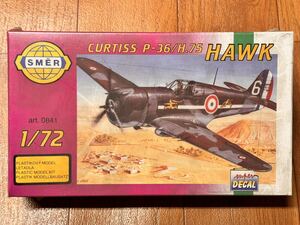 12015 1/72 SMER 0841 0841 Curtiss P-36/H.75 Hawk セマー カーチス P36 H75 未組立品 未開封品