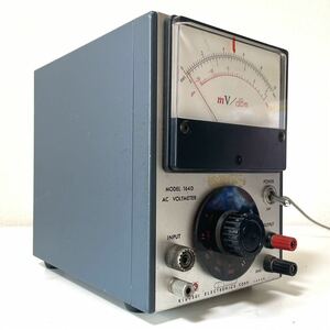 菊水電子 164D オールトランジスタ式 AC電子電圧計 ボルトメーター /KIKUSUI ELECTRONICS CORP. MODEL 164D AC VOLTMETER
