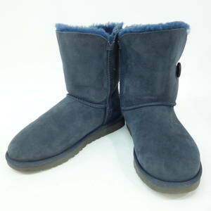 153♭UGG AUSTRALIA アグ W BAILEY BUTTON 2 ベイリーボタン ムートンブーツ レディース 5803 US9/26cm 箱無 ※中古