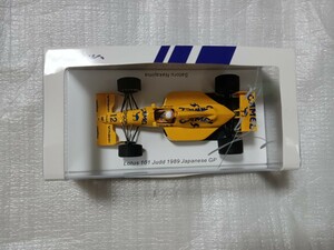 　ロム特注　ロータス101 Judd 1989 日本GP　スパーク1/43 中嶋悟　直筆サイン入り　770個限定 ROMU043　難アリ