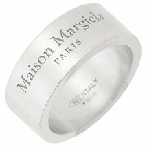 メゾンマルジェラ リング 指輪 MAISON MARGIELA SM1UQ0082 SV0158 951 4 ロゴ 日本サイズ13号 シルバー メンズ レディース ユニセックス_画像3