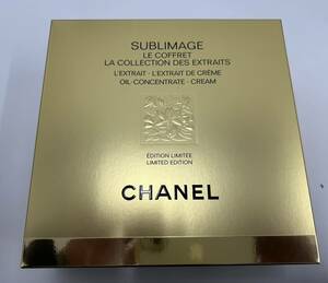 未使用品 CHANEL サブリマージュ ル コフレ レクストレ ドゥ ユイル ドゥ クレーム エモリアントクリーム 化粧品 美容液 BOX シャネル 