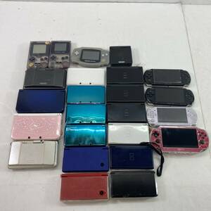 (23475)∞【1円～】携帯ゲーム機ジャンク24台まとめ 3DS/new 3DSLL/3DSLL/DS Lite/PSP1000,2000,3000/GBC/GBA/SP/中古品