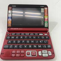 (23654)▲【電子辞書】CASIO EX-WORD DATAPULS10 XD-G8000 RED 動作確認済み 取説付き / 2017年 生活・ビジネス モデル 中古品_画像2