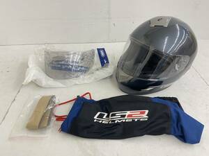 (23113)□LS2 ヘルメット Sサイズ ECER22-05 2012年製 [SHOEI シールド CX-1/スモーク] 中古品