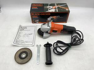 (23567)□BLACK＋DECKER 100mmディスクグラインダー G650 JP01 2021年製 [ブラックアンドデッカー/電動工具] 中古品