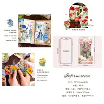 フレークシール まとめ売り 韓国 ステッカー コラージュ 花 植物 フラワー_画像8