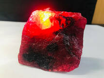 【大地のパワー絶大】天然ルビーコランダム 原石 873.95Ct Ruby 天然石 パワーストーン 鑑別書付き ソーティング Corundum 宝石 鑑賞石_画像8