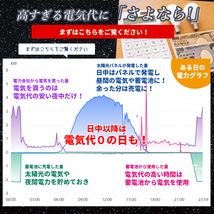 【リチウム蓄電池付】 ソーラー発電蓄電システム 4800wh 家庭用蓄電池 6600w AC出力 1600w ソーラーパネル ハイブリッドインバーター_画像6