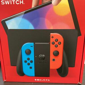 【送料落札者負担】Nintendo Switch 有機ELモデル　ネオンブルー　ネオンレッド　新品　未開封