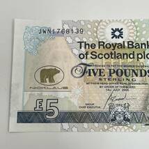 #8642 ジャック・ニクラウス 引退記念 5ポンド 紙幣 記念紙幣 スコットランド ゴルファー 現状品_画像7