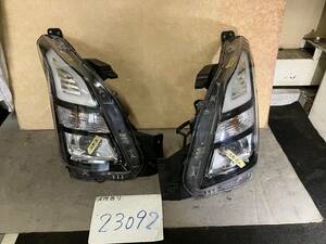 23092スズキ MH55S　ワゴンＲ　ヘッドライト左右セット　中古品　＜個人宅配送不可＞