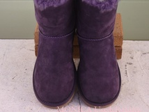 MK616◆レディース【UGG オーストラリア】ムートンブーツ ムラサキ 23cm_画像5