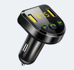 [ new goods ] high quality all-purpose in-vehicle high performance MP3 player car FM transmitter voltage display Bluetooth built-in USB charge possibility cheap exhibition domestic sending 