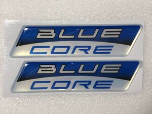 ブルーコア BLUECORE 大きめサイズ ビトロエンブレム ステッカー 新バージョン 2枚セット 送料無料 ヤマハ トリシティ NMAX TMAX シグナス