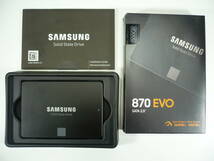 【♪未使用に近い♪】 SAMSUNG SSD 870 EVO 500GB 2.5インチ 7mm SATA MZ-77E500B/IT サムスン 【No2】_画像1