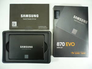 【♪未使用に近い♪】 SAMSUNG SSD 870 EVO 500GB 2.5インチ 7mm SATA MZ-77E500B/IT サムスン 【No4】