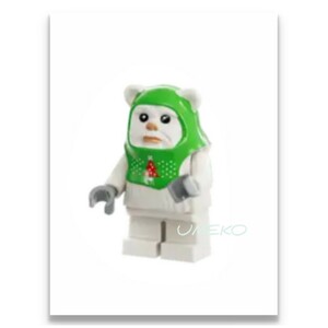  быстрое решение * новый товар *LEGO Lego * Звездные войны * Ewok * мини фигурка Mini fig* Рождество костюм 