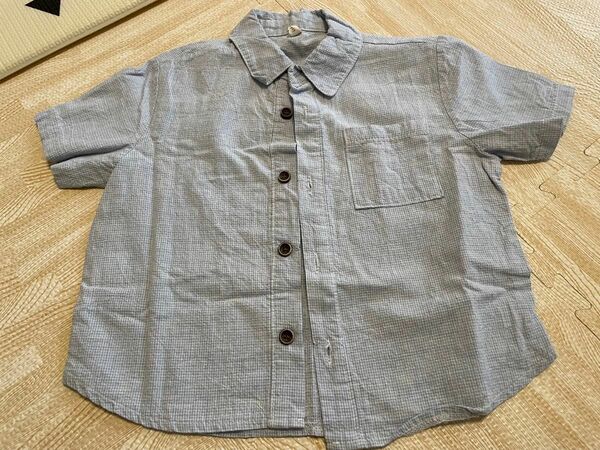 韓国子供服　kokokids minute check shirts