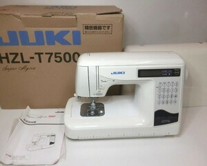 中古 JUKI HZL-T7500 動作確認済み ミシン 自動糸切り 発送120サイズ