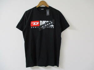 ☆DIESEL/ディーゼル☆未使用 半袖Tシャツ サイズ：XXS　HC-T－JUST-DIVISION-A ブラック