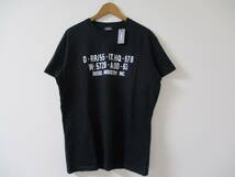 ☆DIESEL/ディーゼル☆未使用 半袖Tシャツ サイズ：XL T-DIEGO-S2 BLACK_画像1