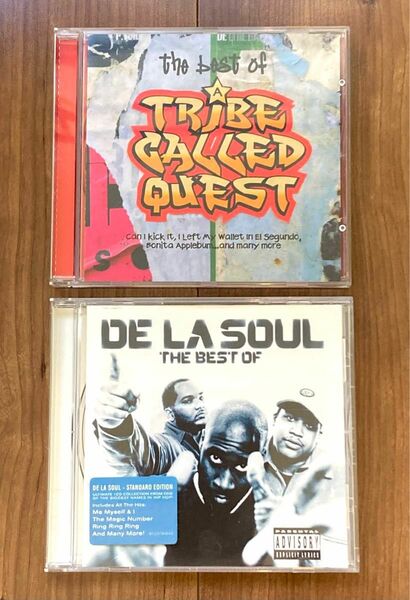 「The Best of De La Soul 」「The Best of TRIBE CALLED QUEST」中古CD2枚