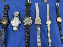 ★時計 大量 60点 まとめ★SEIKO CASIO セイコー 腕時計 シチズン GSHOCK カシオ CITIZEN RADO 手巻き クオーツ 自動巻き ジャンク★_画像5