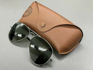 ★希少★Ray-Ban レイバン★反町隆史 サングラス W3130 ティアドロップ メタルフレーム ケース付 GTO B&L USA 限定品 鬼塚 PUBK