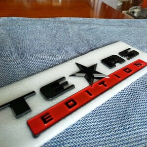 TEXAS EDITION  テキサス エディション エンブレム レッドブラックの画像1
