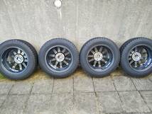 新品同様！使用距離300kmスタッドレス アルミホイールセット175/65R/15日本製 製造会社ダンロップ DUNLOPオートバックス ノーストレックN5_画像10